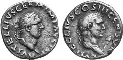 LUCIUS VITELLIUS No: 304 Schätzpreis/Estimation DM 2000 d=18 mm Lucius Vitellius, Sohn des römischen Ritters Publius Vitellius aus Nuceria, war schon früh mit dem julisch-claudischen Kaiserhaus eng ve