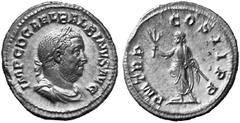 BALBINUS (238 n. Chr.) No.: 224 Schätzpreis-Estimation: DM 800.- d=21 mm Denar. IMP C D CAEL BALBINVS AVG. Büste mit Lorbeerkranz, Paludament und Panzer rechts. Rs: P M TR P - COS II P P. Balbinus in 