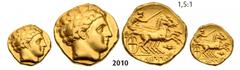 ANCIENT GREEK COINS Philip II, 359-336 BC Stater (Struck 336-328 BC) Amphipolis, GOLD (8.55g) Obv MACEDONIA – MACEDONIAN KINGDOM Philip II, 359-336 BC Stater (Struck 336-328 BC) Amphipolis, GOLD (8.55