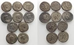 Multiple lots Lot of 10 Roman Provincial BI Tetradrachms, to be catalog. Lot sold as is, no return