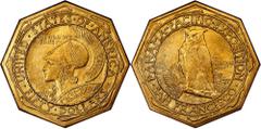 Panama-Pacific Exposition $50. Octagonal 1915-S Panama-Pacific Exposition $50. Octagonal. MS-65 (NGC). Impressive Octagonal 1915-S Panama-Pacific Gold $50 Boldly lustrous medium gold surfaces with liv