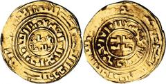 WORLD GOLD COINS CRUSADERS CRUSADERS. AV Bezant, Second Phase (1148-87). CCS-5. Crusader imitation of a Fatimid dinar. BOLD VERY FINE. Estimated value: 200 USD