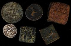 MIXED LOTS. Sextet of Oriental Greek Issues (6 Pieces), ca. 2nd-1st Centuries B.C. Grade Range: FINE to EXTREMELY FINE. An intriguing group of Central Asian pieces, including Kushan, Indo-Skythian, In