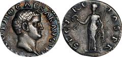 Ancient Coins OTHO, A.D. 69. AR Denarius (3.14 gms), Rome Mint. ANACS EF-45. RIC-8; RSC-17. Obverse: Bare head right; Reverse: Securitas standing left, holding wreath and scepter. Presenting an alluri