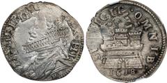 ITALY. Naples & Sicily (Naples). 15 Grani, 1618-FC/C. Filippo II (Philip III of Spain). NGC EF Details--Cleaned. KM-27. To view all items from an Old Brooklyn Collection, click here. From an Old Brook