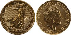 GREAT BRITAIN 2022 Britannia 1oz Gold 100 Pounds. Commemorative Series. Queen Elizabeth II. Trial of the Pyx Test Piece. #9 of 9. Jessopp Facsimile Signature Label. Brilliant Uncirculated (NGC). 31.21