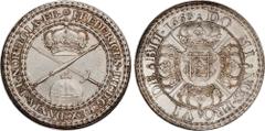 DENMARK. Speciedaler, 1663. Copenhagen Mint. Frederik III. NGC Unc Details--Cleaned. KM-248; Dav-3549; Hede-65; Sieg-83; Schou-16; Aagaard-98.1; Bruun-6405. Weight: 29.72 gms. Whereas the only other k