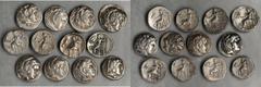MIXED LOTS ANCIENT GREEK. Lot of (12) Alexander III (The Great) AR Tetradrachms. An interesting assortment of Alexander III silver Tetradrachms. 12 Pieces in lot, most are different and of good style 