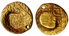 WORLD GOLD COINS ISLAMIC KINGDOMS ISLAMIC KINGDOMS. Safavid. AV Ashrafi, ND. Countermark of Ismail I on a Mamluk Ashrafi. 3.32 gms. Isma'il I (AH 907-930 (1501-1524)). A-2571(RRR). Countermark of Isma