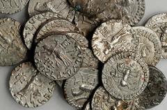 GREEK Azes II 35-12 B.C INDO-SKYTHIANS. Azes II 35-12 B.C. AR Tetradrachms, ca.35-12 B.C. 25 pieces in lot. SOLD AS IS/NO RETURNS. GradesVERY FINE-EXTREMELY FINE. Estimated value: 2000 USD