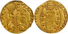WORLD GOLD COINS ITALY ITALY. Papal States. Ducat, ND (1350-1439). Roman Senate. PCGS AU-58 Secure Holder. Fr-2. Struck in the style of the Venetian Zecchino.PCGS AU-58 Secure Holder. Estimated value: