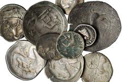 MIXED LOTS ANCIENT GREEK. Lot of (11) Celtic Drachms and Tetradrachms. 11 pieces in lot. Includes: (6) Tetradrachms or large denominations and (5) Drachms, all of differing types with no duplication. 