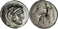 GREEK Seleukid Kingdom SYRIA. Seleukid Kingdom. Seleukos I, 312-280 B.C. AR Tetradrachm (17.18 gms), Seleukis on Tigris Mint. SNG Israel-116; ESM-12. Head of Heracles wearing lion's scalp right; Rever
