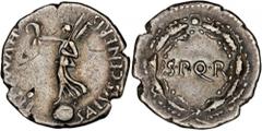 ROMAN EMPIRE THE CIVIL WARS, March-May A.D. 68. Denarius (3.29 gms), Gallic Mint. RIC-72. Gaius Julius Vindex, governor of Gallia Lugdunensis, raised the standard of revolt against Nero in the Spring 