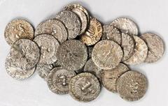Azes II 35-12 B.C INDO-SKYTHIANS. Azes II 35-12 B.C. Lot of (25) AR Tetradrachms, ca. 35-12 B.C. 25 pieces in lot. SOLD AS IS/NO RETURNS.VERY FINE-EXTREMELY FINE.