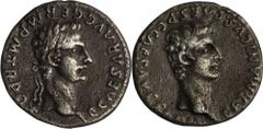Caligula, A.D. 37-41 CALIGULA, A.D. 37-41. AR Denarius (3.55 gms), Lugdunum Mint, A.D. 37-38. RIC-18. "C CAESAR AVG GERM P M TR POT" Laureate head of Caligula facing right; Reverse: "GERMANICVS CAES P
