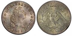 The Legendary Gem Lord St. Oswald 1794 Silver Dollar A World Famous Specimen of the First American Dollar Intact Provenance to 1794 1794 Flowing Hair Silver Dollar. Bowers Borckardt-1, Bolender-1. Rar