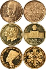MIXED LOTS MIXED LOTS. World Gold Coinage, ca. 1649-1976. VERY FINE to ALMOST UNCIRCULATED. 35.73 gms. total weight. 6 pieces in lot. Highly varied selection of world gold coinage containing over an o