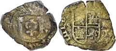 COLOMBIA. 1622-A 8 1/4 Real or Cuartillo. Cartagena mint. Philip IV (1621-1665). Restrepo M11.1. F-15 (PCGS). 2.15 grams. An historical relic from the opening of the mint at Cartagena, this is the fin