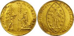 ITALY. Venice. 40 Zecchini, ND. Paolo Renier (1779-89). PCGS EF-45 Secure Holder. 139.23 gms. Fr-1426; C-113; Paolucci-pg. 130 #3(R6); CNI-VIII.526, 92; Papadopoli-pg. 807/8 #2; Mont-3040(R5); Gamberi