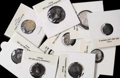 MIXED LOTS. Mixed Ancient to Medieval Coinage (36 Pieces). Grade Range: GOOD to EXTREMELY FINE. A very random and unusual grouping of hammered and cast issues from China to the Roman Empire. Includes 