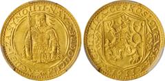 CZECHOSLOVAKIA. Ducat (Dukat), 1933. Kremnica Mint. PCGS MS-65 Gold Shield. Fr-2; KM-8. A stunning Gem from the middle of this popular series, the present piece offers stunning brilliance and nearly f