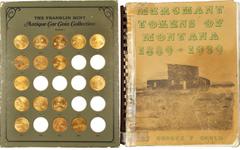 Trade Tokens and Store Cards An intriguing group of mostly Montana collectibles and ephemera. The more interesting items include paper tickets for a ride from Kessler's to Kranich's Grove on the J. R.