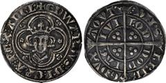 World Coins: Great Britain to Israel GREAT BRITAIN. Groat, ND (ca. 1279). London Mint. Edward I. PCGS EF-40. S-1379f; N-1003 (ER). New coinage, variety a.5. Obverse: Crowned facing bust within double 