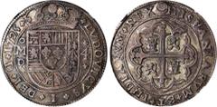 Latin American Coins: Bolivia to Chile MEXICO. "Royal" Presentation Cob 4 Reales, 1725-Mo D. Mexico City Mint, Assayer D. Luis I. NGC VF Details--Plugged. KM-42 (plate coin); Cal-31; Pellicer-1472. We