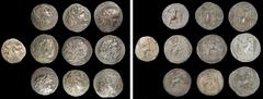Ancient Coins MIXED GREEK LOTS. Group of Silver Tetradrachms (10 Pieces). Average Grade: FINE. A group of mixed Tetradrachms, all coins in this group circulated widely, and give a good opportunity to 