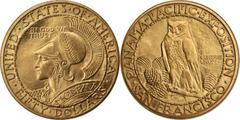 Commemorative Gold Coins Panama-Pacific Exposition $50. Round 1915-S Panama-Pacific Exposition $50. Round. MS-66 (PCGS). The highest-denomination Commemorative coins ever struck in the United States M