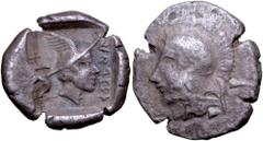Antyk Greece, Lycia, Dynast of Patara, Hapruma, Trihemiobol, 425-400 BC.szara patyna, świetny motyw, interesująca moneta, waga 1,15 g. Grade: XF/VF