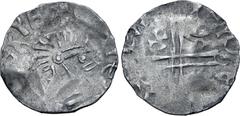 A Collection of Medieval and World Coins Poland, Duchy. Imitative Aethelred II AR Penny. Crux type. Area of Pomerania, circa 1000-1020. OҺPE(?)..., disjointed male head to right / IO-E..., voided cros