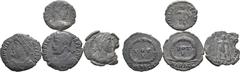 Roman Imperial Lot of 4 Late Roman, Procopius & Jovian Æ Coins. Lot sold as seen - no returns.