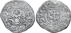 Medieval & World Romania, Moldavia (Principality). Ştefan III cel Mare AR Groat. 1457-1504. ❀ ᙏOꞂЄTA ᙏOLDAI, bull's head facing; rosette above, rosette to right, crescent to left / ❀ STЄFAꞂVS VOIЄV, s