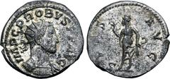 Probus Probus BI Antoninianus. Lugdunum, AD 282. IMP C PROBVS P F AVG, radiate and cuirassed bust to right / SPES AVG, Spes advancing to left, holding flower and raising robe; ɔ to right. RIC V.2 128 
