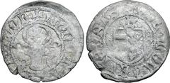 Medieval & World Romania, Moldavia (Principality). Iliaş I BI 1 ½ Groats. 1432-1433, 1435-1436. ✠ ᙏOꞂЄ ᙏR ⸫ hЄLIЄ ⸫ WOD, facing bull's head; star above, rosette and crescent flanking / ✠ WOЄ ⸫ ᙏOLDAVI