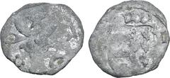 Medieval & World Romania, Moldavia (Principality). Ştefan II BI 1/2 Groat. Suceava mint, 1433-1447. Facing bull's head; star above, rosette and crescent flanking / Shield with three bars to left and s