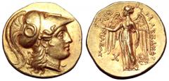 Kingdom of Macedon. Alexander III ‘The Great’ AV Stater. Kingdom of Macedon. Alexander III ‘The Great’ AV Stater. Babylon, circa 315-311 BC. Struck under Peithon, for Antigonos I Monophthalmos. Head o