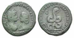 Caracalla and Julia Domna Æ 5 Assaria of Marcianopolis, Moesia Inferior. Caracalla and Julia Domna Æ 5 Assaria of Marcianopolis, Moesia Inferior. 198-217. Confronted busts of Caracalla and Julia Domna