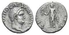 Otho AR Denarius. Otho AR Denarius. Rome, 69. Bare head r. / Securitas standing facing, head l., holding wreath and sceptre. RIC 8; RSC 17. 3.24g, 16mm, 6h. Porous, F-VF