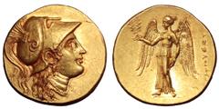 Ptolemaic Kings of Egypt. Ptolemy, as satrap, AV Stater. Ptolemaic Kings of Egypt. Ptolemy, as satrap, AV Stater. In the name and types of Alexander III. Memphis or Alexandria, circa 323-310 BC. Head 