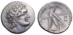 Ptolemaic Kings of Egypt. Co-regency of Ptolemy VI Philometor and Ptolemy VIII Physcon AR Tetradrachm. Ptolemaic Kings of Egypt. Co-regency of Ptolemy VI Philometor and Ptolemy VIII Physcon AR Tetradr