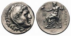 Kingdom of Macedon. Alexander III 'the Great' AR Tetradrachm.Kingdom of Macedon. Alexander III 'the Great' AR Tetradrachm. Chios(?), circa 270-220 BC. Head of Herakles right, wearing lion's skin headd