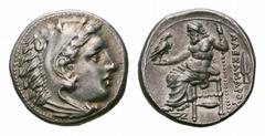 Kingdom of Macedon. Alexander III 'The Great' AR Drachm. Kingdom of Macedon. Alexander III 'The Great' AR Drachm. Kolophon, circa 322-317 BC. Struck under Philip III Arrhidaios in the name and types o