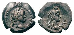 Vespasian Æ Hemidrachm of Alexandria, Egypt. Vespasian Æ Hemidrachm of Alexandria, Egypt. Year 5 = AD 72/73. Laureate head right / Draped bust of Isis right; LE (date) to right. Köln 296; Dattari 384;