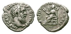 Pertinax AR Denarius. Pertinax AR Denarius. Rome, AD 193. Laureate head right / Ops seated left, holding grain ears and resting other hand on throne. RIC IV 8a; RSC 33. 3.38g, 18mm, 1h. Good portrait,