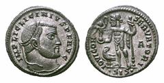 Licinius I Æ Follis. Licinius I Æ Follis. Siscia, AD 313-315. Laureate, draped and cuirassed bust right / Jupiter standing left, holding Victory on globe and sceptre; at feet to left, eagle standing l