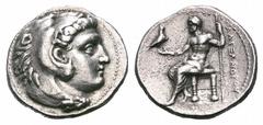 Ptolemaic Kingdom of Egypt. Ptolemy I Soter AR Tetradrachm Ptolemaic Kingdom of Egypt. Ptolemy I Soter AR Tetradrachm. In the name and types of Alexander III of Macedon. Sidon, RY 18 of Abdalonymos (3