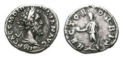 Didius Julianus AR Denarius. Didius Julianus AR Denarius. Rome, AD 193. IMP CAES M DID IVLIAN AVG. Laureate head right / RECTOR ORBIS. Didius Julianus, togate, standing left, holding globe in outstret